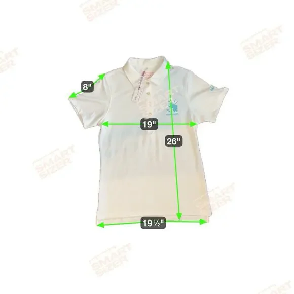 NWT Peter Millar Women’s Medium Golf Polo White UPF 50+ Embroidered Logo - Picture 10 of 10